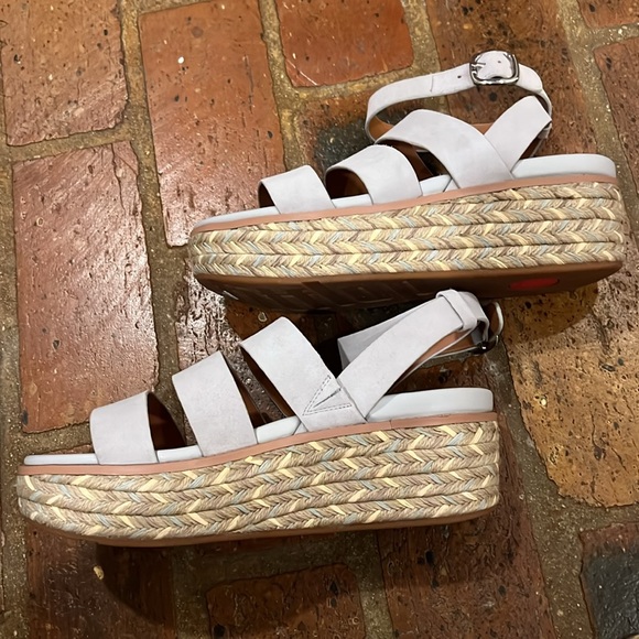 Fitflop Eloise Espadrille suede wedge sandals - Picture 4 of 10